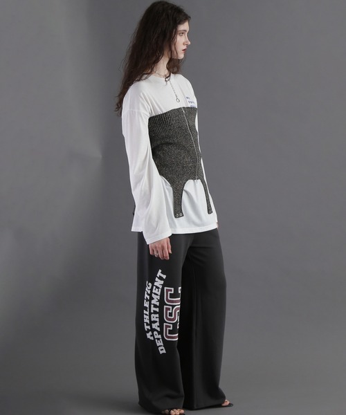 ROSE BUD(ローズバッド)の「2WAYラメニットタンク(ニット/セーター・レディース・シルバー/ブラック/ブラウン・ONE SIZE)」の9枚目の写真