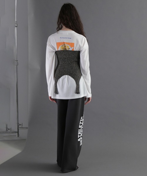 ROSE BUD(ローズバッド)の「2WAYラメニットタンク(ニット/セーター・レディース・シルバー/ブラック/ブラウン・ONE SIZE)」の10枚目の写真