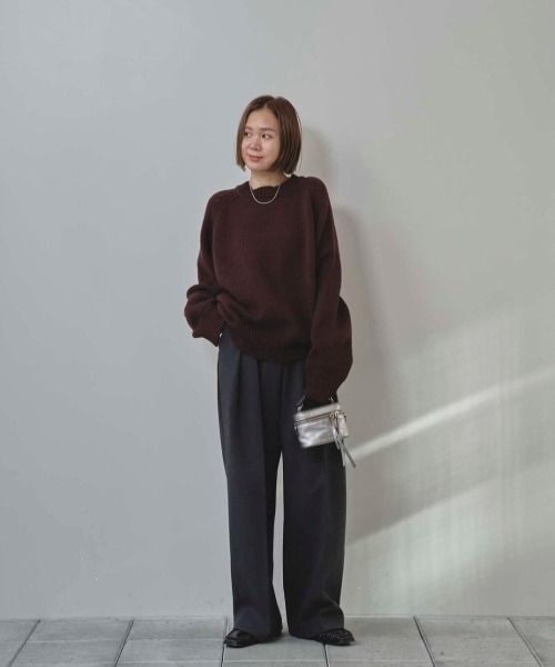 TODAYFUL/トゥデイフル】Raglan Knit Pullover/ラグランニットプル