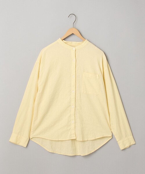 coen(コーエン)の「リネンレーヨンバンドカラーシャツ(シャツ/ブラウス・レディース・その他1/その他2/ナチュラル/ブラック/クリーム・M/L)」の20枚目の写真