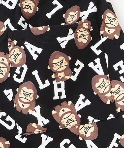 総柄ファニーゴリラTシャツ&ショートパンツセット 総柄ファニーゴリラショートパンツ（その他パンツ）｜XLARGE