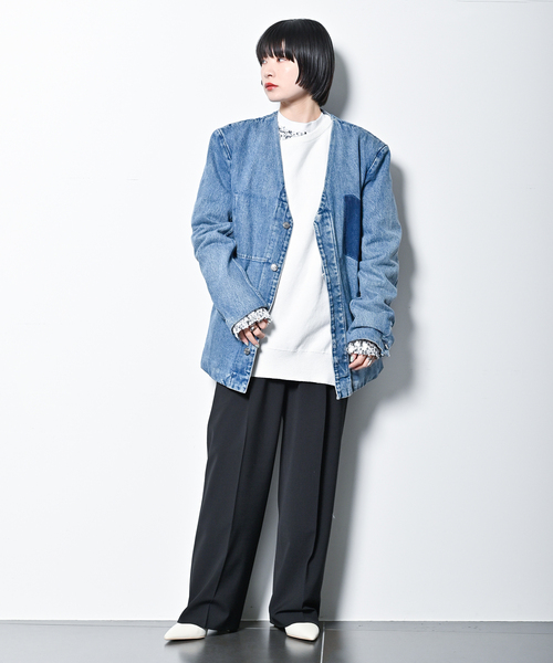 CITYSHOP(シティーショップ)の「《追加》SLACKS パンツ 2(スラックス・レディース・ブラック/グレー・40/38/36)」の5枚目の写真