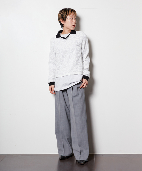 CITYSHOP(シティーショップ)の「《追加》SLACKS パンツ 2(スラックス・レディース・ブラック/グレー・40/38/36)」の7枚目の写真