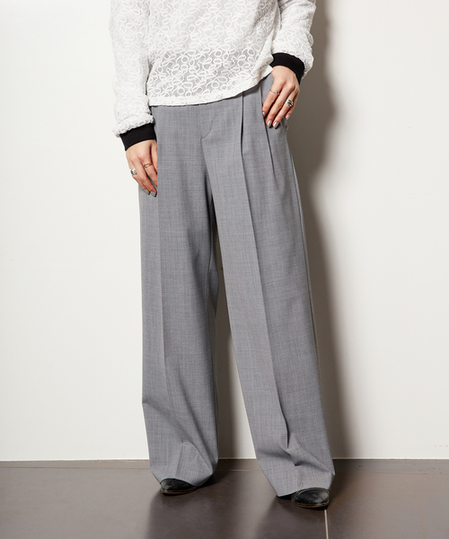 CITYSHOP(シティーショップ)の「《追加》SLACKS パンツ 2(スラックス・レディース・ブラック/グレー・40/38/36)」の8枚目の写真