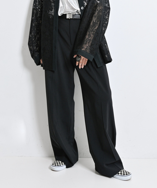 CITYSHOP(シティーショップ)の「《追加》SLACKS パンツ 2(スラックス・レディース・ブラック/グレー・40/38/36)」の9枚目の写真