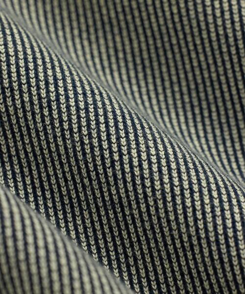 RRL（ダブル アール エル）の「ストライプド ジャカードニット カーディガン（カーディガン/ボレロ・メンズ・ネイビー系1・L/M/S/XL/XS/XXL）」の3枚目の写真