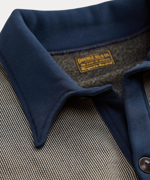RRL（ダブル アール エル）の「ストライプド ジャカードニット カーディガン（カーディガン/ボレロ・メンズ・ネイビー系1・L/M/S/XL/XS/XXL）」の7枚目の写真
