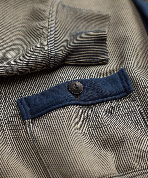 RRL（ダブル アール エル）の「ストライプド ジャカードニット カーディガン（カーディガン/ボレロ・メンズ・ネイビー系1・L/M/S/XL/XS/XXL）」の8枚目の写真