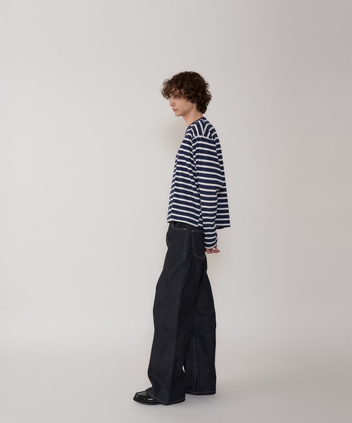 Regen Glanz（レーゲングランツ）の「straight selvedge  denim/ストレートセルビッジデニムパンツ（デニムパンツ・メンズ・インディゴブルー/ブラック・SMALL/MEDIUM/LARGE）」の12枚目の写真