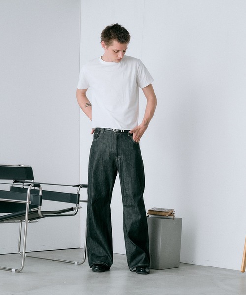 straight selvedge denim/ストレートセルビッジデニムパンツ（デニム