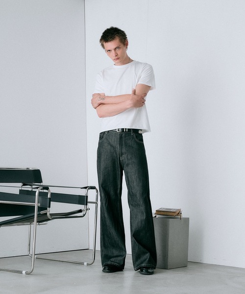 straight selvedge denim/ストレートセルビッジデニムパンツ（デニム