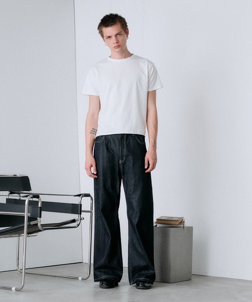 straight selvedge denim/ストレートセルビッジデニムパンツ（デニム
