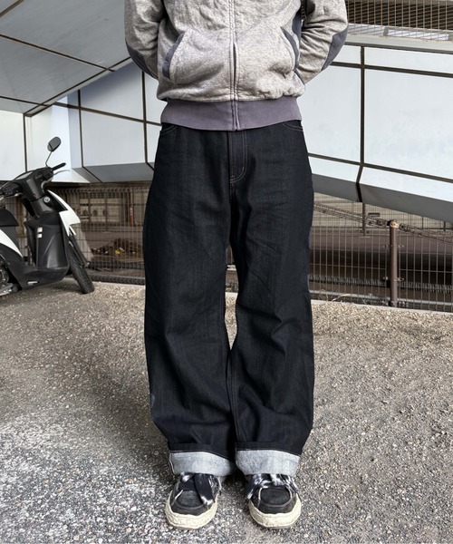 straight selvedge denim/ストレートセルビッジデニムパンツ