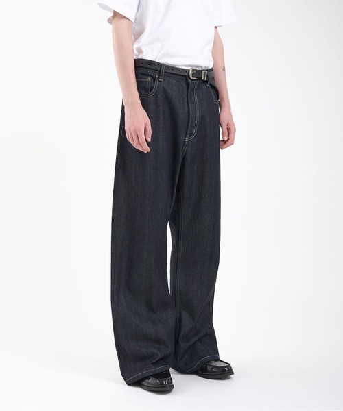 straight selvedge denim（Regen Glanz） straight selvedge denim（Regen Glanz） Selvedge Denim Pants