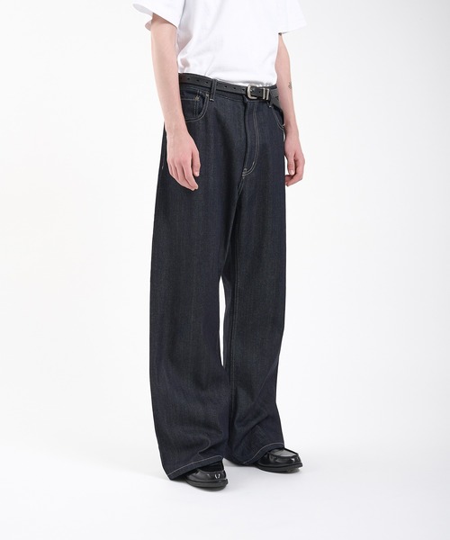 Regen Glanz（レーゲングランツ）の「straight selvedge  denim/ストレートセルビッジデニムパンツ（デニムパンツ・メンズ・インディゴブルー/ブラック・SMALL/MEDIUM/LARGE）」の21枚目の写真