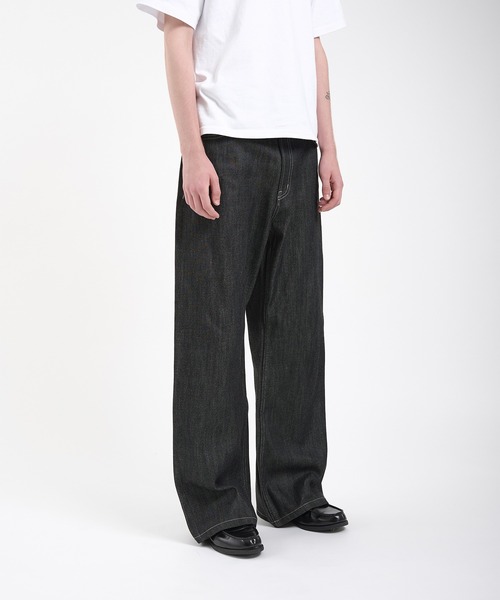 straight selvedge denim/ストレートセルビッジデニムパンツ（デニム