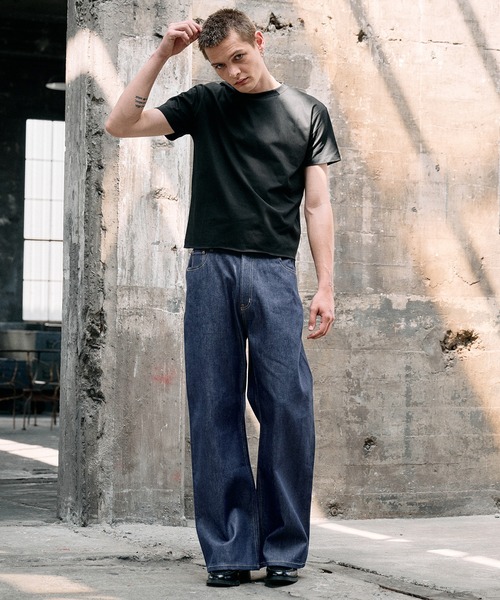 straight selvedge denim/ストレートセルビッジデニムパンツ（デニム