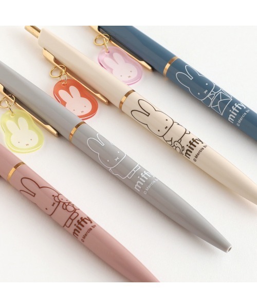 miffy チャーム付ボールペン <バイカラー>（ペン類）｜Miffy