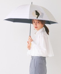 macocca（マコッカ）の「完全遮光 UVカット100% 日傘 晴雨兼用 ショート傘 デザインシリーズ おやすみねこ柄（長傘）」