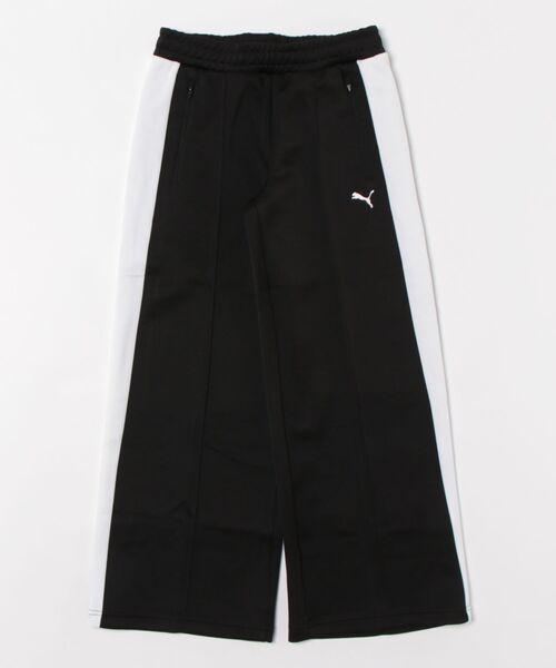 PUMA(プーマ)の「PUMA ウェア プーマウェア W T7 LOW RISE TRACK PANTS OP ロングパンツ 631907 01BK(その他パンツ・レディース・ブラック・SMALL/MEDIUM/LARGE)」の1枚目の写真