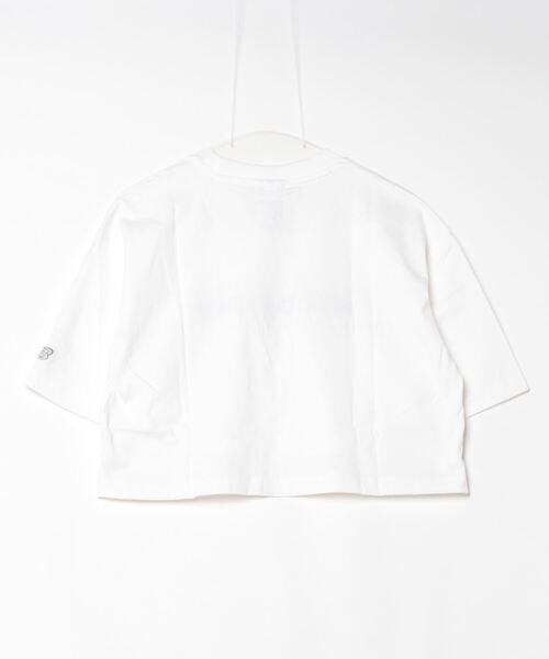 NEW BALANCE（ニューバランス）の「Athletics リニアロゴショートスリーブTシャツ（Tシャツ/カットソー・レディース・ホワイト/グレイッシュベージュ・LARGE/MEDIUM/SMALL）」の5枚目の写真