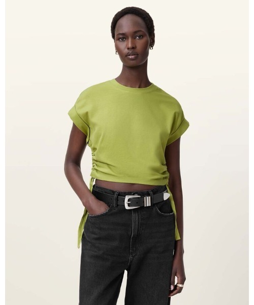 セール】MIRA CROPPED DRAWCORD T-SHIRT | MIRA クロップド