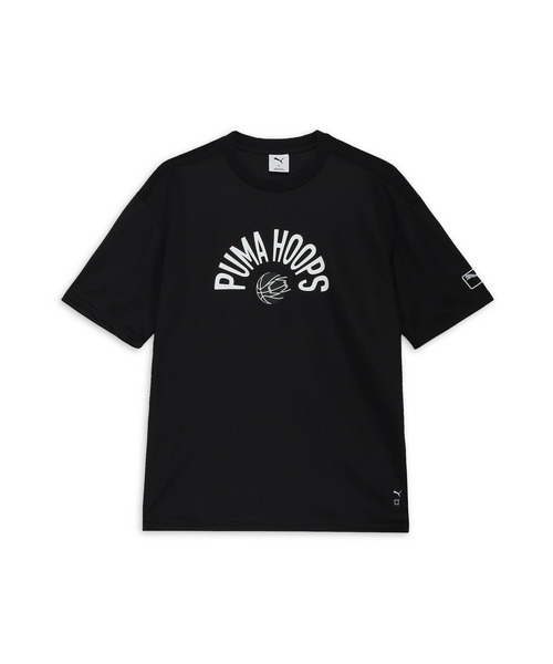 PUMA（プーマ）の「PUMA プーマ ユニセックス バスケットボール グラフィック ボール 半袖 Tシ（Tシャツ/カットソー・メンズ・ホワイト/ピンク系その他2/ブラック・LARGE/MEDIUM/SMALL/X-LARGE/XX-LARGE）」の10枚目の写真