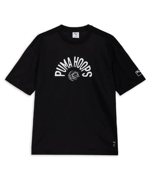 PUMA（プーマ）の「PUMA プーマ ユニセックス バスケットボール グラフィック ボール 半袖 Tシ（Tシャツ/カットソー・メンズ・ホワイト/ピンク系その他2/ブラック・LARGE/MEDIUM/SMALL/X-LARGE/XX-LARGE）」の3枚目の写真
