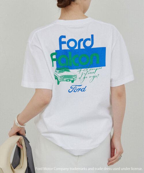 GALLARDAGALANTE(ガリャルダガランテ)の「【GOOD ROCK SPEED】Ford プリントTシャツ②(Tシャツ/カットソー・レディース・ホワイト/チャコールグレー・FREE)」の6枚目の写真