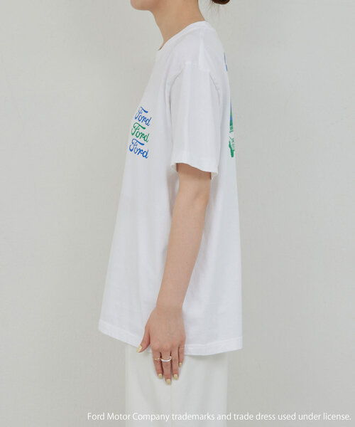 GALLARDAGALANTE(ガリャルダガランテ)の「【GOOD ROCK SPEED】Ford プリントTシャツ②(Tシャツ/カットソー・レディース・ホワイト/チャコールグレー・FREE)」の12枚目の写真