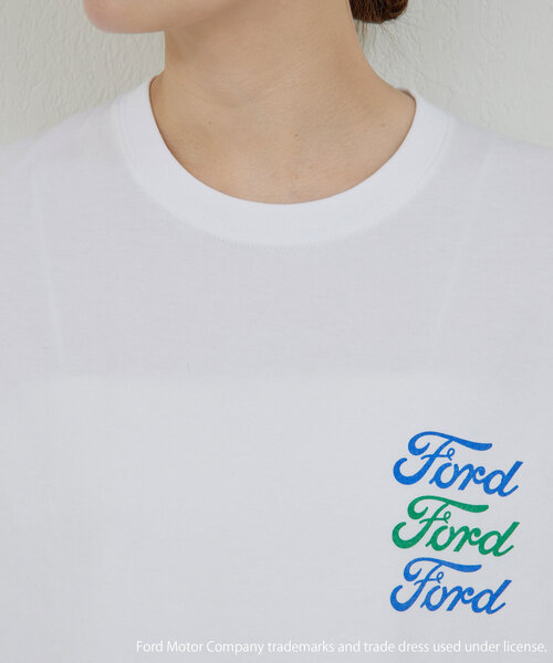 GALLARDAGALANTE(ガリャルダガランテ)の「【GOOD ROCK SPEED】Ford プリントTシャツ②(Tシャツ/カットソー・レディース・ホワイト/チャコールグレー・FREE)」の16枚目の写真