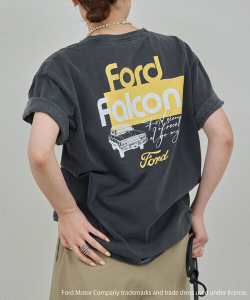 GALLARDAGALANTE(ガリャルダガランテ)の「【GOOD ROCK SPEED】Ford プリントTシャツ②(Tシャツ/カットソー・レディース・ホワイト/チャコールグレー・FREE)」の21枚目の写真