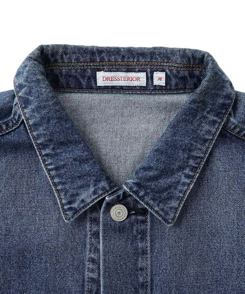 DRESSTERIOR（ドレステリア）の「ファーストモデル ユーズドデニムGジャン（デニムジャケット・メンズ・ライトブルー・90/91/92）」の19枚目の写真