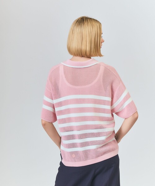 セール】ワッフルボーダートップ（Tシャツ/カットソー）｜GRACE