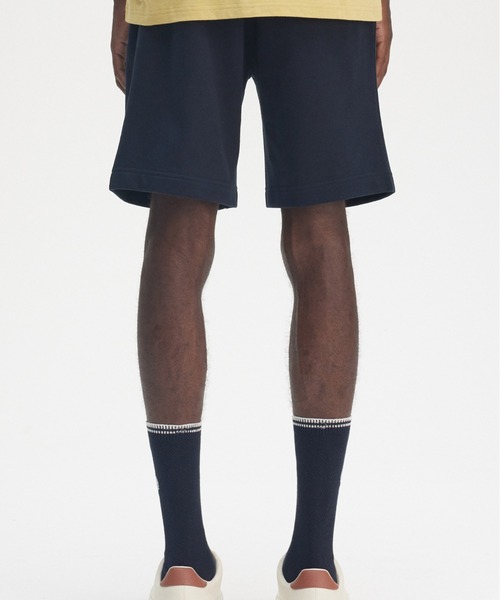 FRED PERRY(フレッドペリー)の「Classic Sweat Shorts/スウェットショートパンツ(スウェットパンツ・メンズ・ブラック/ベージュ/ネイビー・M/L/S)」の6枚目の写真