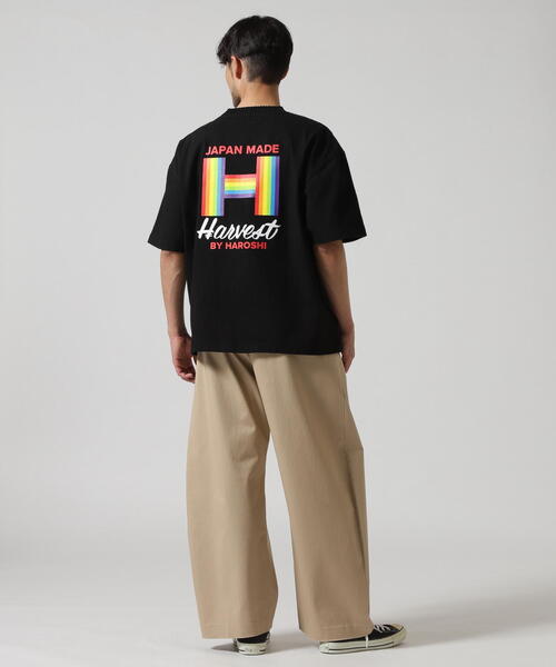 perfect ribs / Tシャツ/Basic Short Sleeve T ShirtL/コットン/ブラウン/プリント/PR4120112A Perfect ribs(R)/パーフェクトリブズ/(Harvest)Basic Short Sleeve T