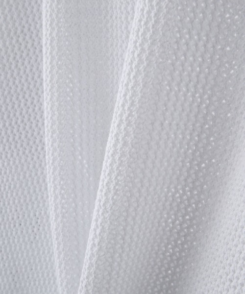 VELNUS（ベルナス）の「【VELNUS】Watermark knitting loose short sleeve lame summer knit/透かし編みルーズ半袖ラメサマーニット（Tシャツ/カットソー・メンズ・ホワイト/ブルー/ブラック/ブラウン/ボルドー・S/M/L）」の21枚目の写真