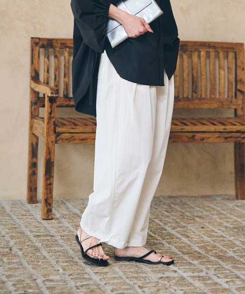 ever closet(エバークローゼット)の「パラシュートパンツ(その他パンツ・レディース・ブラック/ホワイト・F)」の4枚目の写真