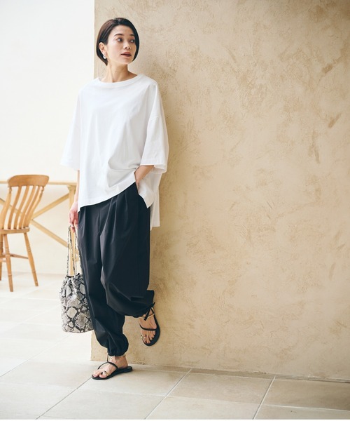 ever closet(エバークローゼット)の「パラシュートパンツ(その他パンツ・レディース・ブラック/ホワイト・F)」の3枚目の写真