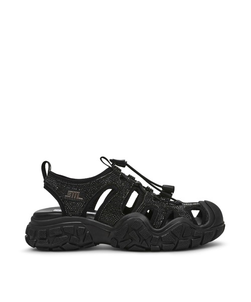 STEVE MADDEN(スティーブマデン)の「スポーツサンダル/S.MADDEN MIDNITE-VS(サンダル・レディース・ブラック/シルバー・23.0cm/24.5cm/24.0cm/23.5-24/23.5cm/22.5cm)」の6枚目の写真