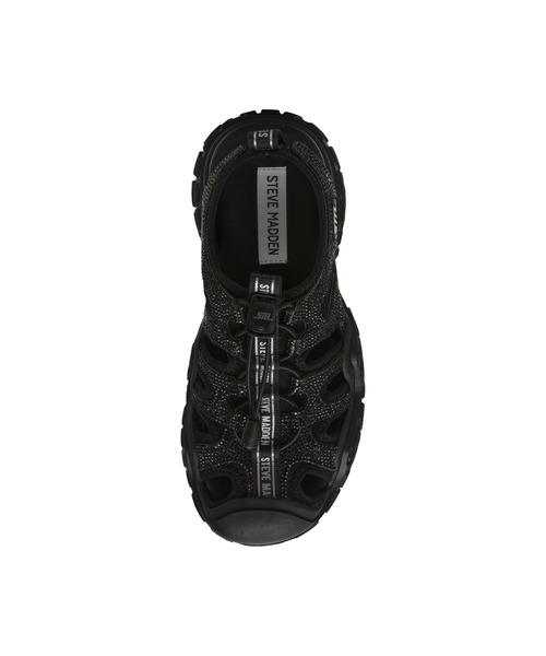 STEVE MADDEN(スティーブマデン)の「スポーツサンダル/S.MADDEN MIDNITE-VS(サンダル・レディース・ブラック/シルバー・23.0cm/24.5cm/24.0cm/23.5-24/23.5cm/22.5cm)」の8枚目の写真