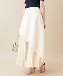 【大人ナチュ】アシメプリーツスカート