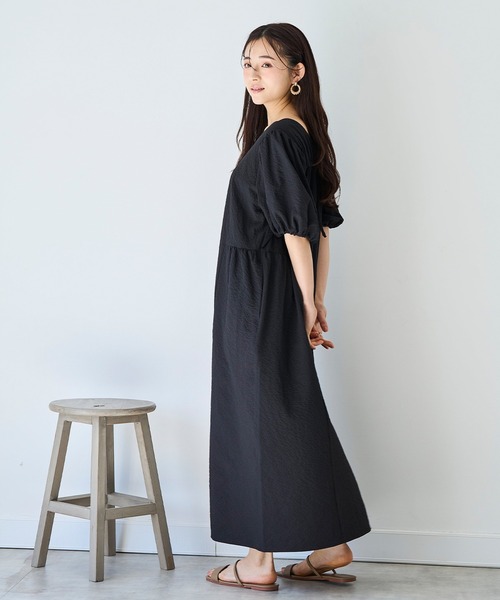 マイラン¥62640新品タグ付きMYLANボリュームスリーブワンピース セール】前後2way ボリュームスリーブワンピース(ワンピース