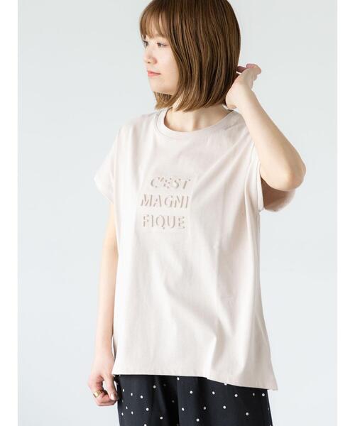 セール】エンボスロゴTシャツ（Tシャツ/カットソー