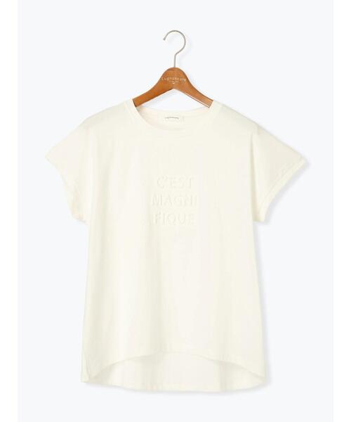 セール】エンボスロゴTシャツ（Tシャツ/カットソー