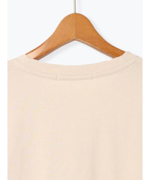 Lugnoncure（ルノンキュール）の「エンボスロゴTシャツ（Tシャツ/カットソー・レディース・ブラック/オフホワイト/ブルー/ベージュ・F）」の20枚目の写真