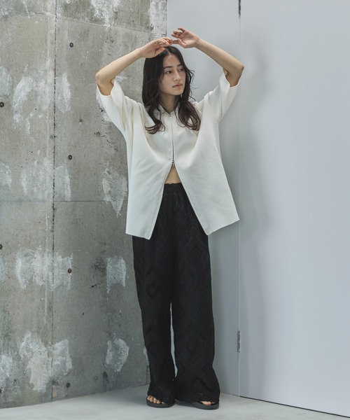 feepur（フェピュール）の「【TALLサイズあり】レースパンツ（その他パンツ・レディース・ブラック/オフホワイト・SMALL/MEDIUM/TALL）」の19枚目の写真