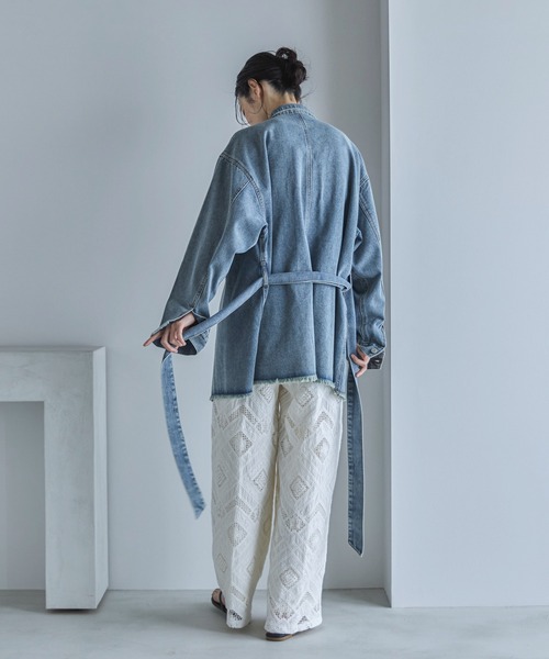 feepur（フェピュール）の「【TALLサイズあり】レースパンツ（その他パンツ・レディース・ブラック/オフホワイト・SMALL/MEDIUM/TALL）」の11枚目の写真