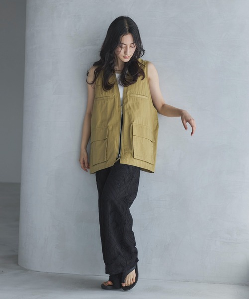 feepur（フェピュール）の「【TALLサイズあり】レースパンツ（その他パンツ・レディース・ブラック/オフホワイト・SMALL/MEDIUM/TALL）」の17枚目の写真