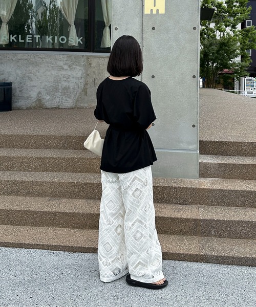【★完売必至★】MOORER ☆ ELIANA-IV パンツ TALLサイズあり】レースパンツ(その他パンツ)|feepur